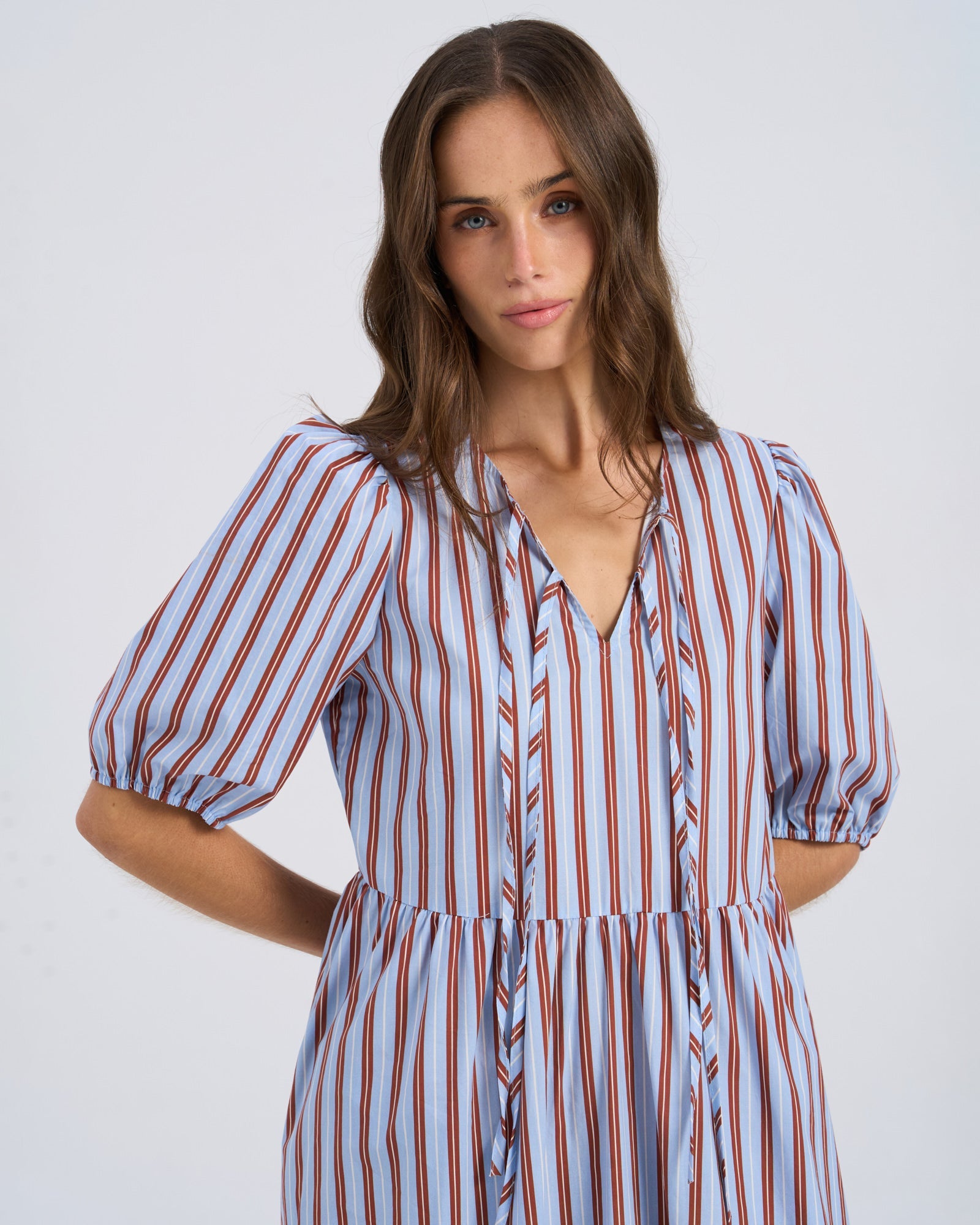 VMISLA STRIPED MAXI DRESS